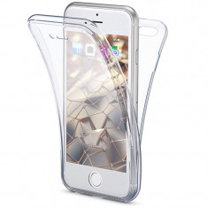 Husa IPhone 6 Plus/6S Plus silicon Full Cover 360 (fata+spate), Transparenta foto