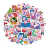 Cumpara ieftin Set 50 stickere abțibilduri stickers desene animate Peppa Pig