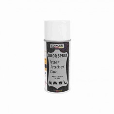 Spray Vopsea Piele, Stanger Leather Alb, 150ml