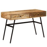 Cumpara ieftin Birou de scris cu sertare, 110x50x76 cm, lemn masiv de mango