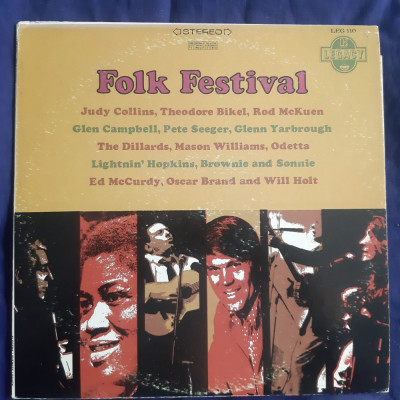 various - Folk Festival _ vinyl,LP _ Elektra, SUA foto