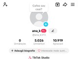 V&acirc;nd cont de tiktok 5k pe romania