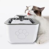 Cumpara ieftin Fantana de apa ultra-silentioasa pentru animale, capacitate 2.5L, reincarcabila USB, cu filtru carbune