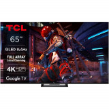 Televizor Smart QLED TCL 65C745, 164 cm, Smart Google TV, Ultra HD 4K, Clasa G