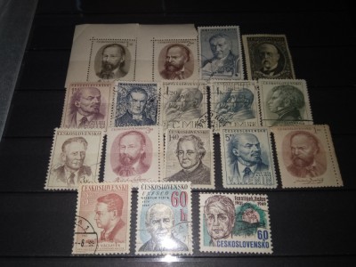 TIMBRE CEHOSLOVACIA 1950 foto