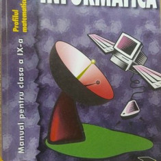 Informatica manual pentru clasa a 9-a-Bogdan Parut, Mariana Milosescu