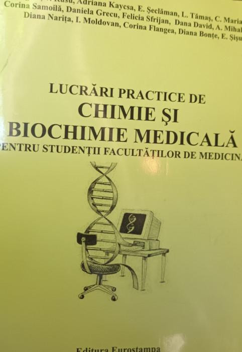 LUCRARI PRACTICE DE CHIMIE SI BIOCHIMIE MEDICALA