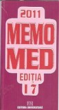 Memomed Volumul 1 - Dumitru Dobrescu, Editura Universitară, An 2011, 1040 Pagini, Carte Colecție