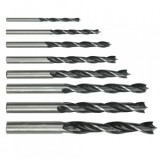 Set 8 burghie pentru lemn Vorel 22380, dimensiuni 3-10mm