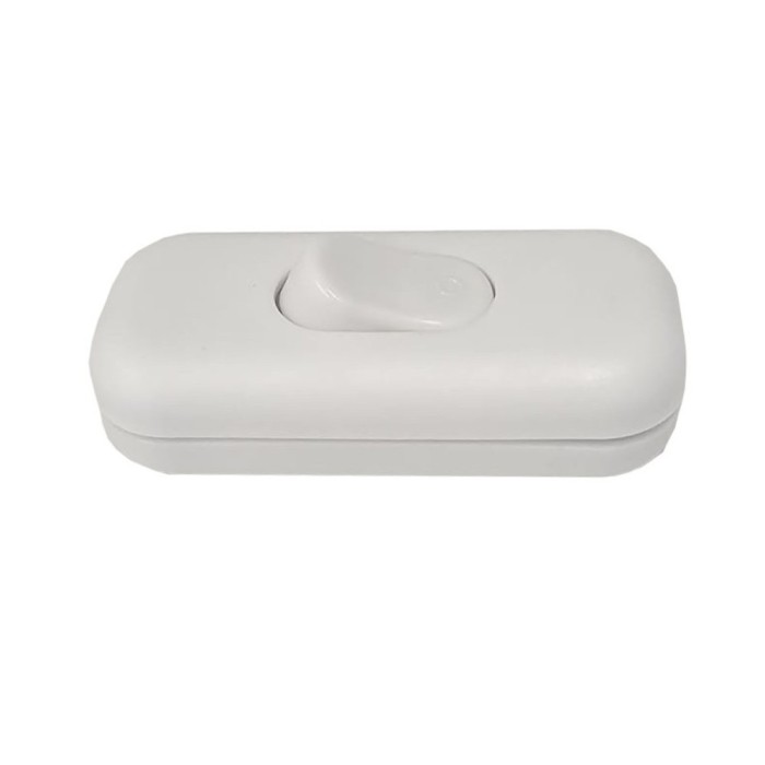 Intrerupator pe fir Adeleq 31-2086, pe fir, alb