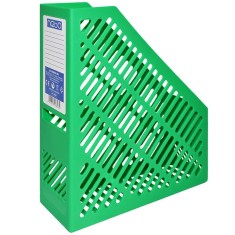 Suport Vertical din Plastic NEBO, Verde, Dimensiuni 288x84x247 mm, Suport Documente, Suport Documente Verde, Suport Documente din Plastic, Suport Docu foto
