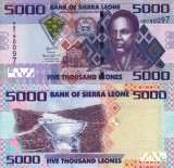 SIERRA LEONE 5.000 leones 2015 UNC!!!