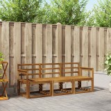 vidaXL Set de canapele de exterior 3 pcs natural Lemn Solid de Acacia 3365927