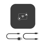 Adaptor Wireless Apple CarPlay &amp; Android Auto - Upgrade Auto cu CarPlay/Android Auto prin Cablu la Wireless