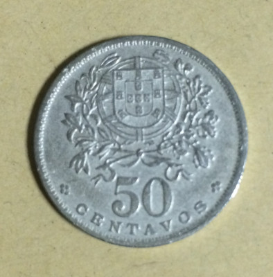 Portugalia 50 centavos 1958 foto