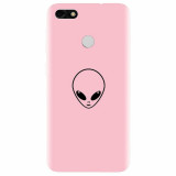 Husa silicon pentru Huawei Y6 Pro 2017, Pink Alien