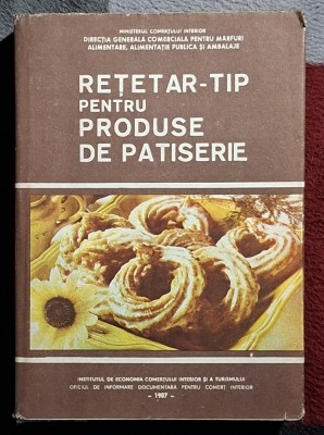 Retetar - tip pentru produse de patiserie - 1987 foto