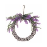 Cumpara ieftin Coronita Lavanda artificiala lemn maro &Oslash; 25 cm