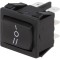 Rocker Switch ON-OFF-ON 10A Negru