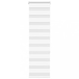 vidaXL Jaluzea tip zebra alb lățime țesătură 40,9 cm poliester