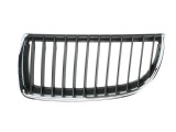 Grila radiator Bmw Seria 3 E90/E91 Model 316-320, Sedan 2004-/Touring, 11.2004-08.2008, stanga, crom/negru, 51137120007, 204005-1, Rapid