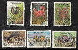 TANZANIA 1994 - FAUNA , CRUSTACEE , TIMBRE STAMPILATE