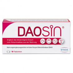 Supliment Alimentar, Daosin, pentru Intoleranta de Histamina, Cutie 10 tablete foto
