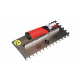 Gletiera dintata MRA 45&deg; cu maner Rubiflex 28cm, 10mm - RUBI-75948