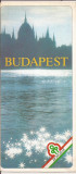 Ungaria - Pliant turistic Budapesta, Lb Franceza, anii 90