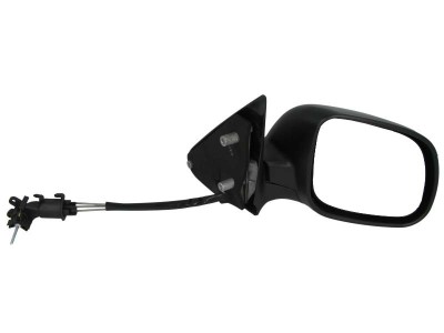 Oglinda exterioara Skoda Octavia (1U2/1U5) 03.1997-11.2010 Partea Dreapta Crom Convex manuala Fara Incalzire, carcasa neagra grunduita, Model MIC foto