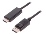 Cablu DisplayPort 1.2 la HDMI 3m Negru