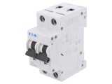 Intrerupator de supracurent 0,5A 2 poli 15kA Eaton MCB Caracteristica C Sina DIN