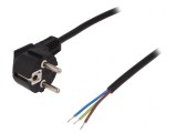 Cablu Alimentare 1.5m Negru 10A CEE 7/7 E/F, Logilink
