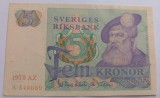Suedia , 5 Kronor 1978