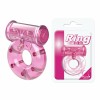 Inel Penis Vibratii Butterfly Roz - Erectie Stimulare Clitoris, Silicon Flexibil, Placeri Noi