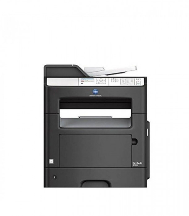 Multifunctional Laser Alb-Negru Konica Minolta Bizhub 3320, copiator, scaner, duplex, 33ppm, USB, Network, toner 10k pagini, SH