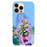 Husa compatibila cu Apple iPhone 15 Pro Max model Ed Edd n Eddy plans, Silicon, TPU, Viceversa, Transparent, Carcasa