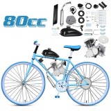Cumpara ieftin Kit motor bicicleta 80 cc 2 TIMPI (GRI)