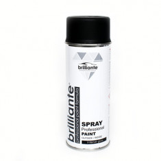 Vopsea Spray Negru Grafit Mat (Ral 9011) 400Ml Brilliante 139435 01441