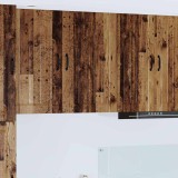 vidaXL Dulap suspendat de bucătărie cu raft Lemn Vechi 50 x 31 x 80 cm 885043