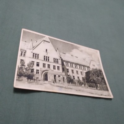CARTE POSTALA GHEORGHIENI -LICEUL MIXT ROMANO-MAGHIAR CIRCULATA foto
