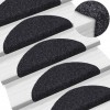 Covorase Scari Autoadezive Gossi, 5 buc, Negru, 56x17x3 cm, Punch, Protectie Antialunecare, Lavabile