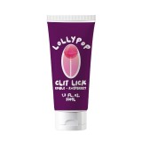 Gel comestibil PHARMQUESTS Lollypop Clit Lick Raspberry, pentru sex oral, aromă de zmeură, 50 ml