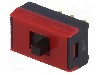 Intrerupator glisant, 2 pozitii, DPDT, ON-ON, NKK SWITCHES - SS22SBP4
