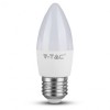 BEC LED E27 4.5W 6500K ALB RECE, V-TAC
