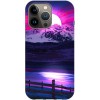 Husa compatibila cu Apple iPhone 14 Pro Max model Purple Night, Silicon, TPU, Viceversa, Transparent, Carcasa