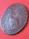 One (1) Penny 1892 UK , stare VG / F [poze]. Discount conform descriere [10 - 20 %. Vezi descrierea.].