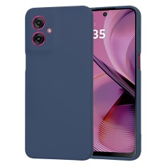 Husa silicon Motorola Moto G55 Techsuit SoftFlex, bleumarin