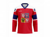 Echipa națională de hochei tricou de hochei Czech Republic red embroidered - L, CCM