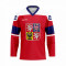 Echipa națională de hochei tricou de hochei Czech Republic red embroidered - M